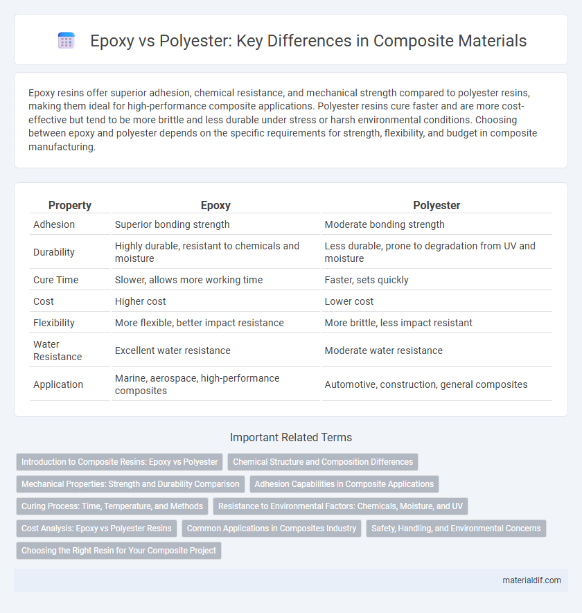 Epoxy vs Polyester: Key Differences in Composite Materials