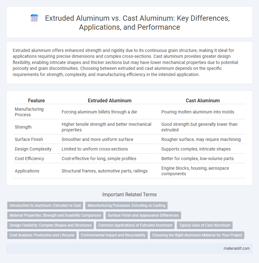 Extruded Aluminum vs. Cast Aluminum: Key Differences, Applications, and Performance