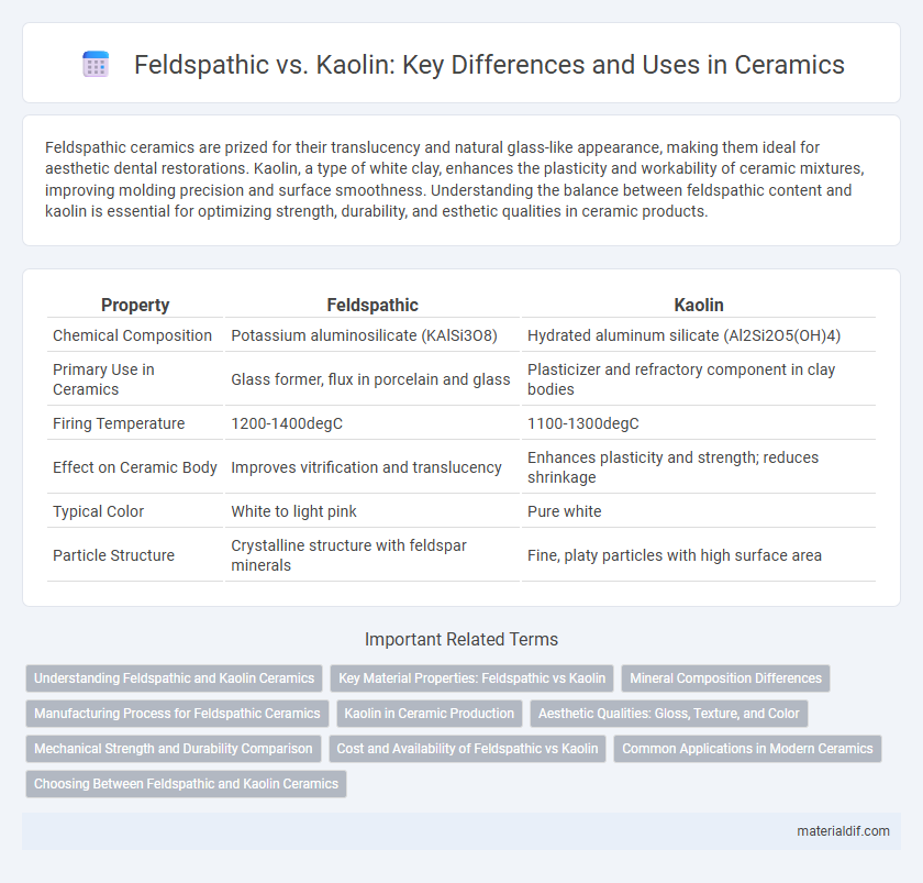 Feldspathic vs. Kaolin: Key Differences and Uses in Ceramics