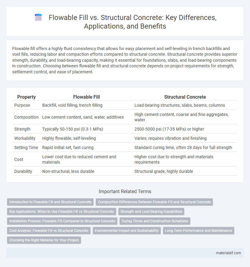 Flowable Fill vs. Structural Concrete: Key Differences, Applications, and Benefits
