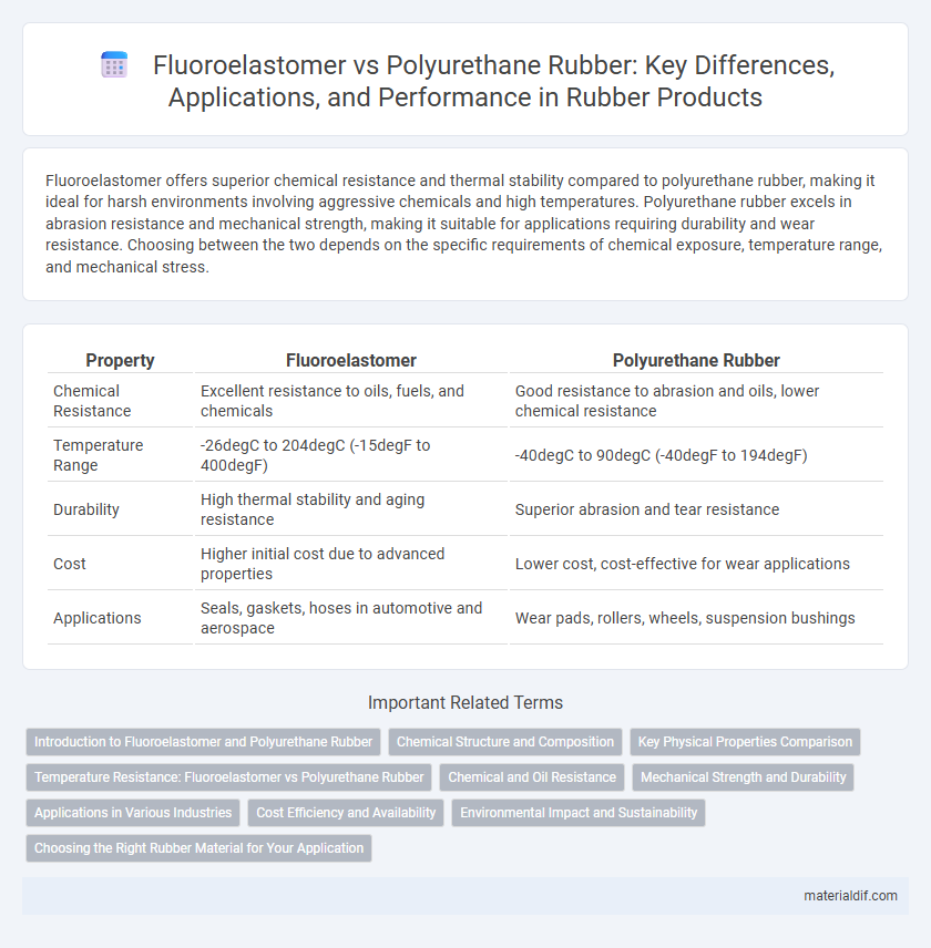 Fluoroelastomer vs Polyurethane Rubber: Key Differences, Applications, and Performance in Rubber Products