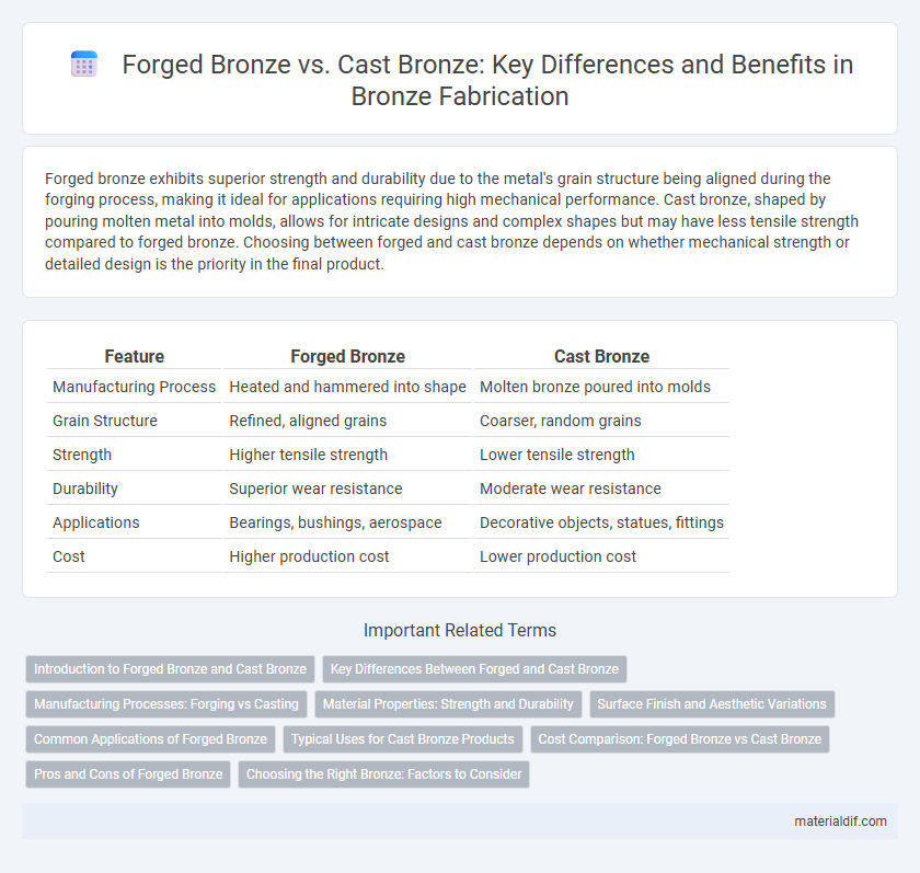 Forged Bronze vs. Cast Bronze: Key Differences and Benefits in Bronze Fabrication