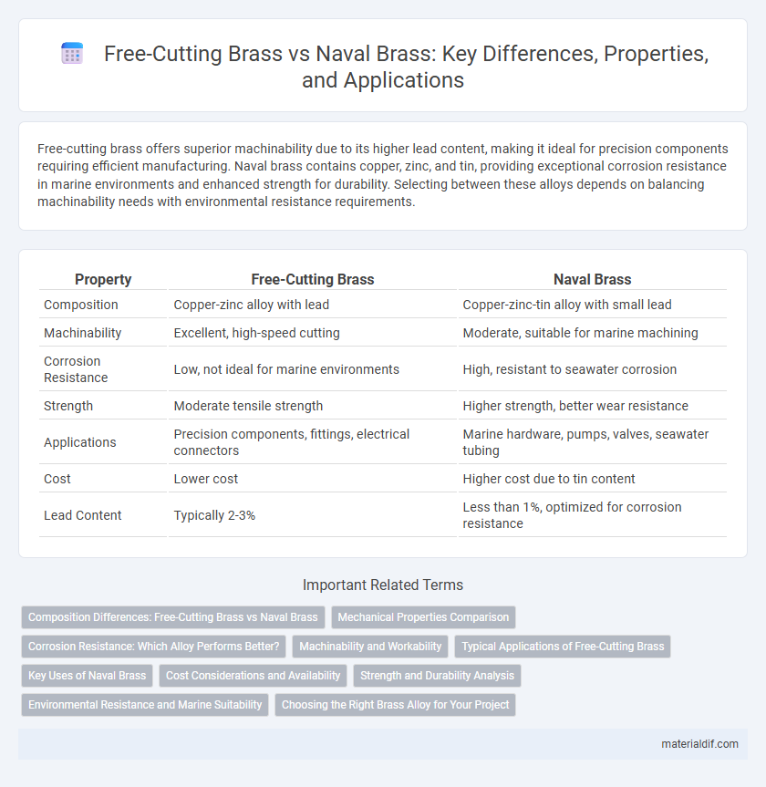 Free-Cutting Brass vs Naval Brass: Key Differences, Properties, and Applications