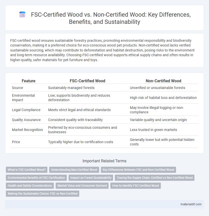 FSC-Certified Wood vs. Non-Certified Wood: Key Differences, Benefits, and Sustainability