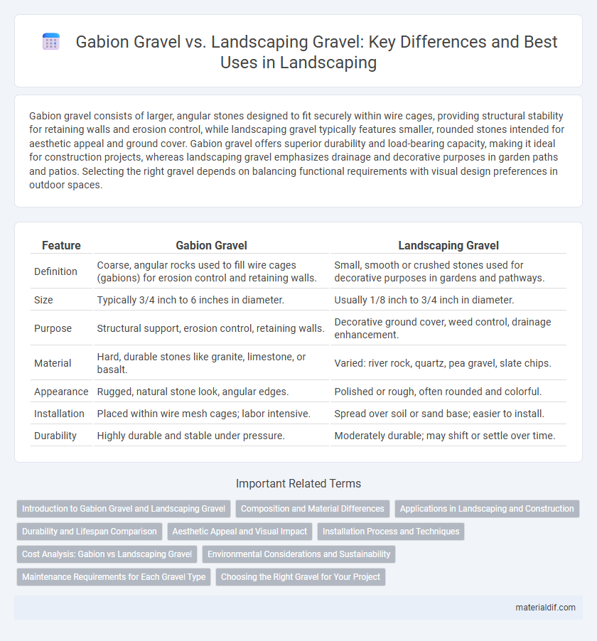 Gabion Gravel vs. Landscaping Gravel: Key Differences and Best Uses in Landscaping