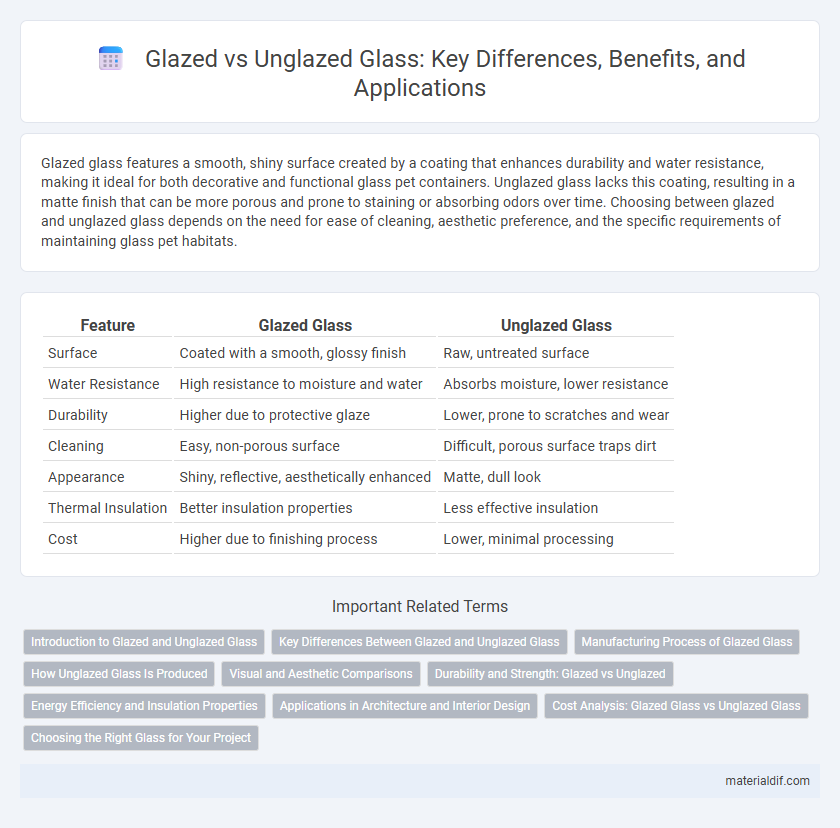 Glazed vs Unglazed Glass: Key Differences, Benefits, and Applications