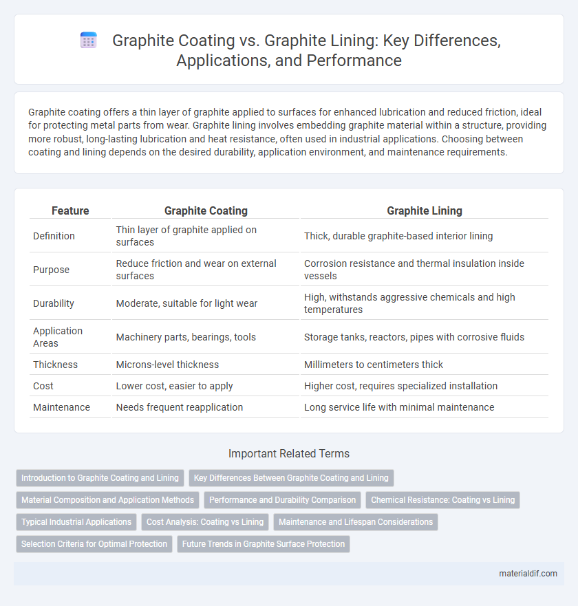 Graphite Coating vs. Graphite Lining: Key Differences, Applications, and Performance