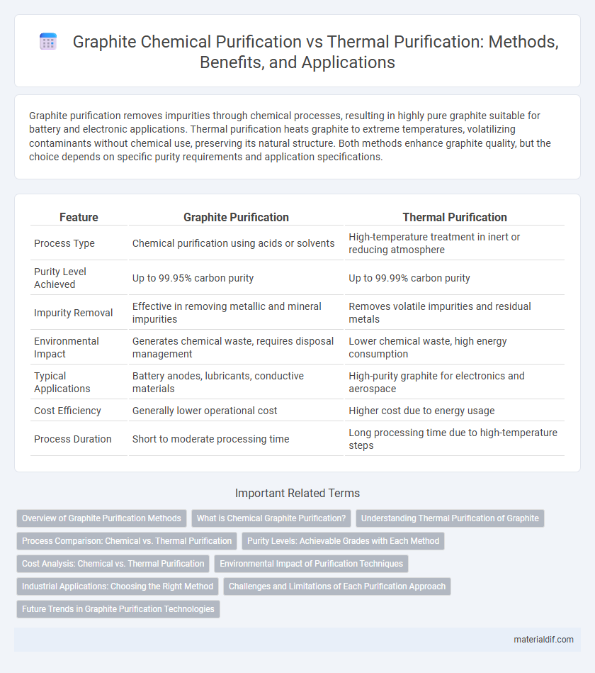 Graphite Chemical Purification vs Thermal Purification: Methods, Benefits, and Applications