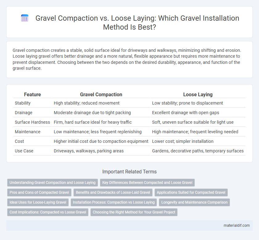 Gravel Compaction vs. Loose Laying: Which Gravel Installation Method Is Best?