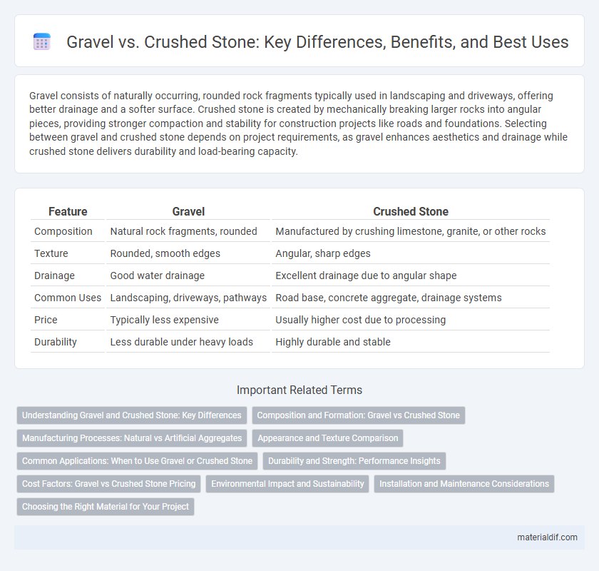Gravel vs. Crushed Stone: Key Differences, Benefits, and Best Uses
