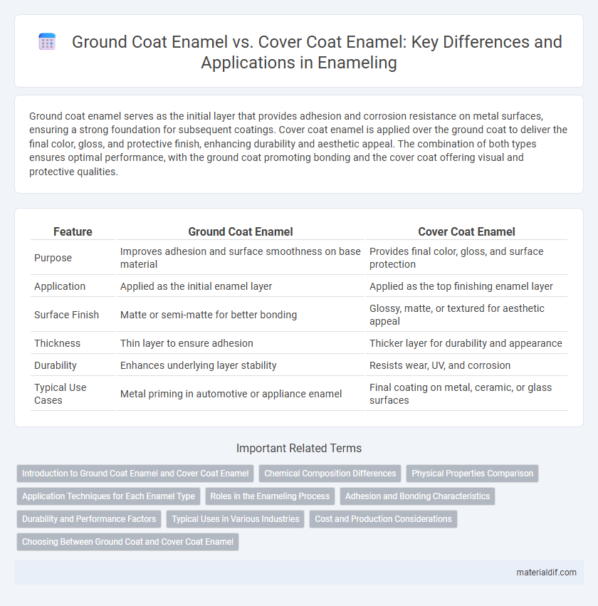 Ground Coat Enamel vs. Cover Coat Enamel: Key Differences and Applications in Enameling