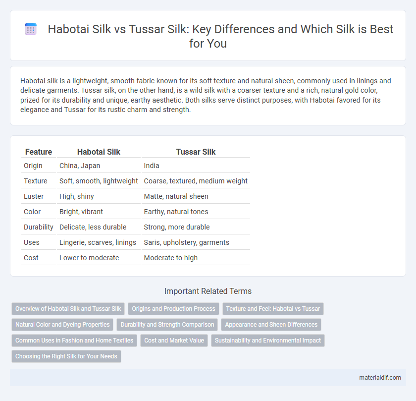 Habotai Silk vs Tussar Silk: Key Differences and Which Silk is Best for You