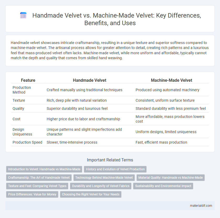 Handmade Velvet vs. Machine-Made Velvet: Key Differences, Benefits, and Uses