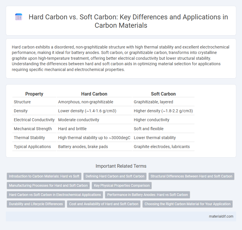 Hard Carbon vs. Soft Carbon: Key Differences and Applications in Carbon Materials