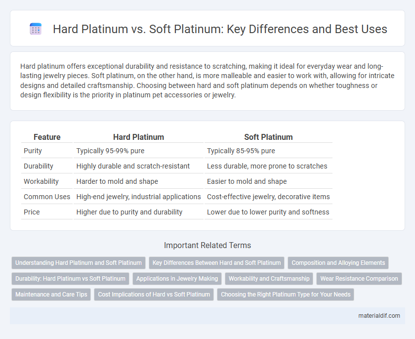 Hard Platinum vs. Soft Platinum: Key Differences and Best Uses