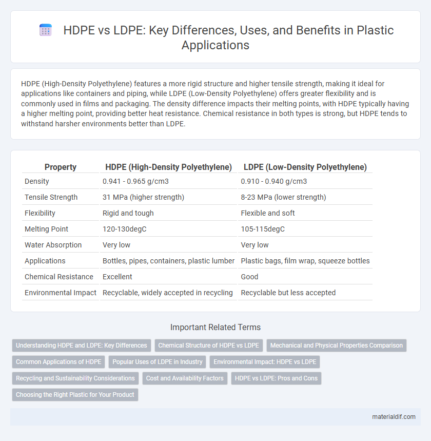 HDPE vs LDPE: Key Differences, Uses, and Benefits in Plastic Applications