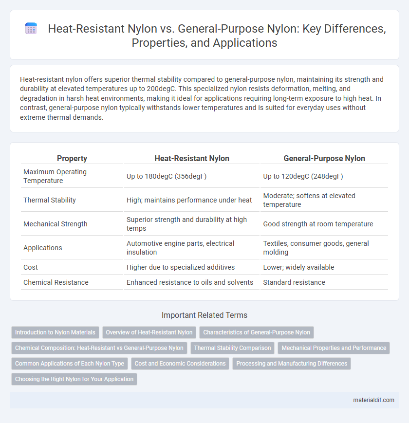 Heat-Resistant Nylon vs. General-Purpose Nylon: Key Differences, Properties, and Applications