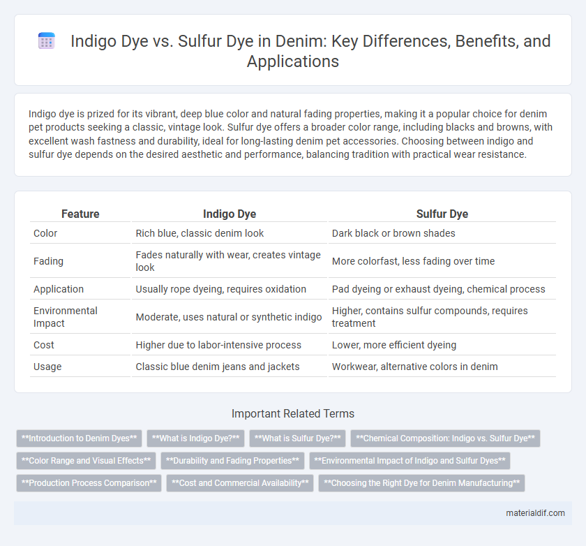 Indigo Dye vs. Sulfur Dye in Denim: Key Differences, Benefits, and Applications