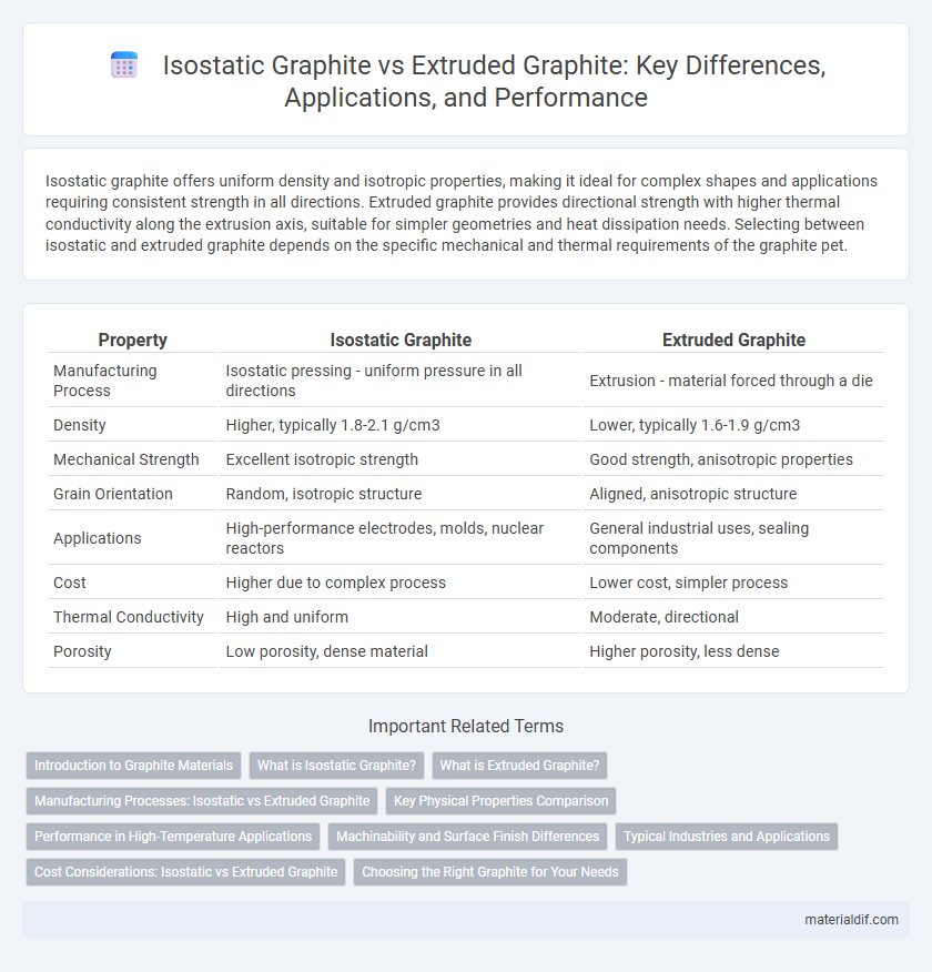 Isostatic Graphite vs Extruded Graphite: Key Differences, Applications, and Performance