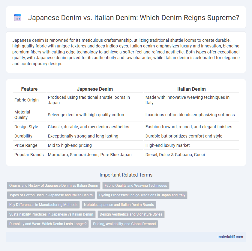 Japanese Denim vs. Italian Denim: Which Denim Reigns Supreme?