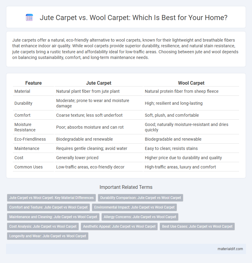 Jute Carpet vs. Wool Carpet: Which Is Best for Your Home?