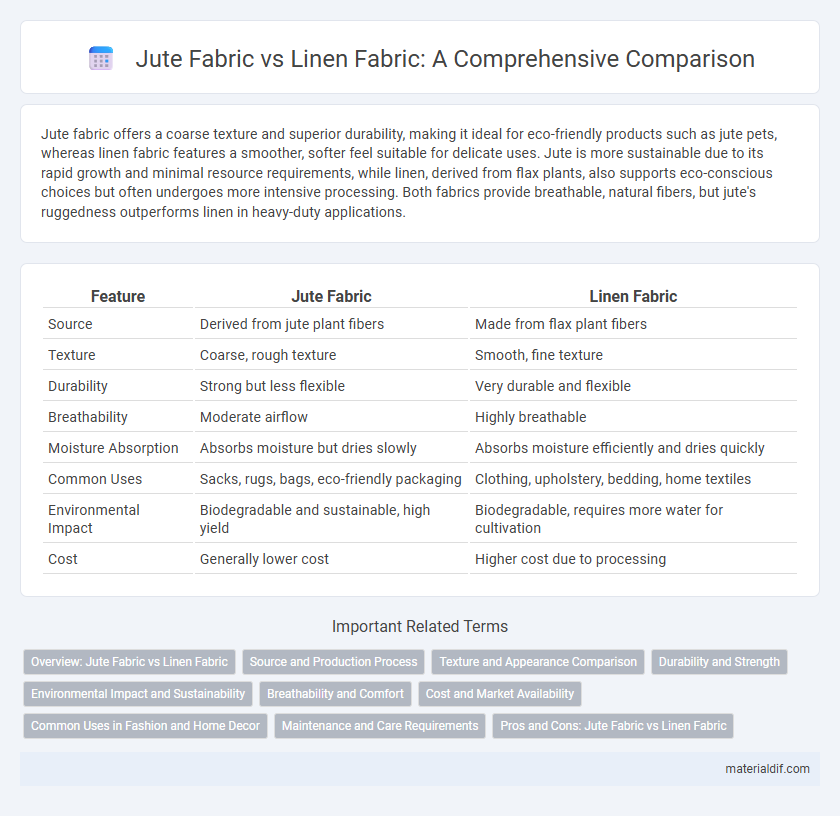 Jute Fabric vs Linen Fabric: A Comprehensive Comparison