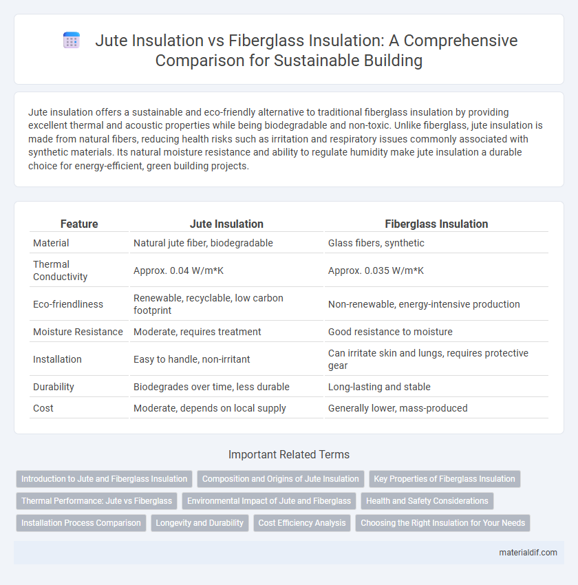 Jute Insulation vs Fiberglass Insulation: A Comprehensive Comparison for Sustainable Building