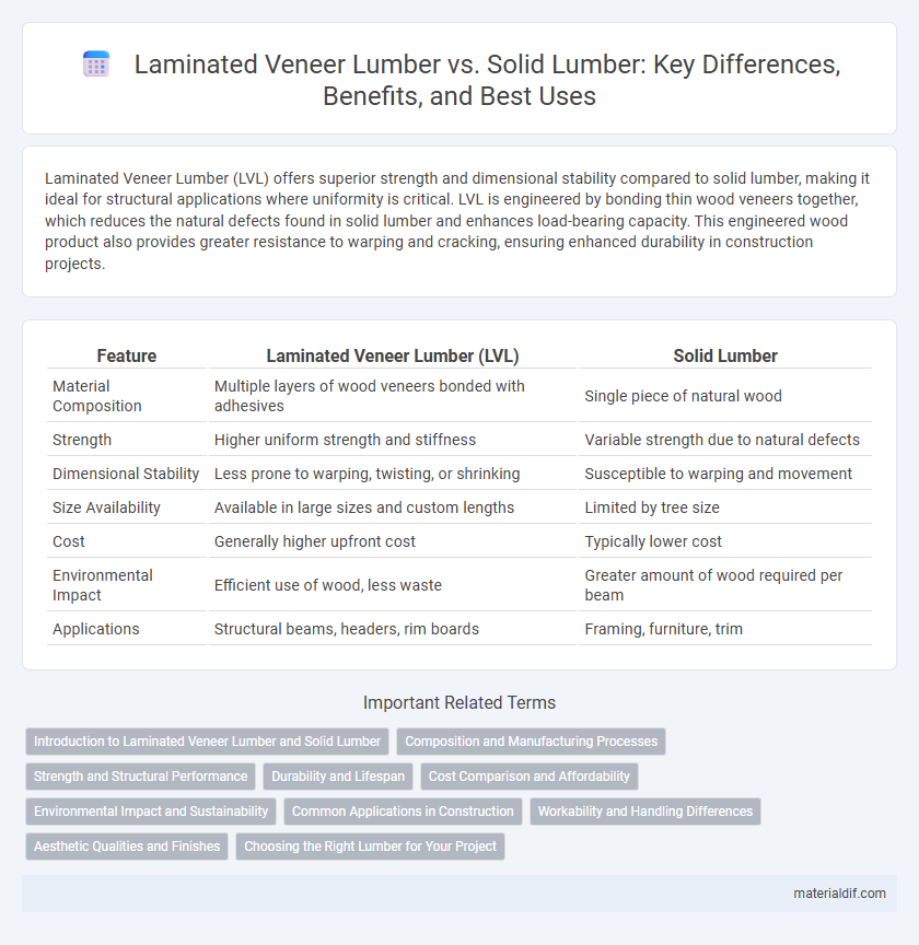 Laminated Veneer Lumber vs. Solid Lumber: Key Differences, Benefits, and Best Uses