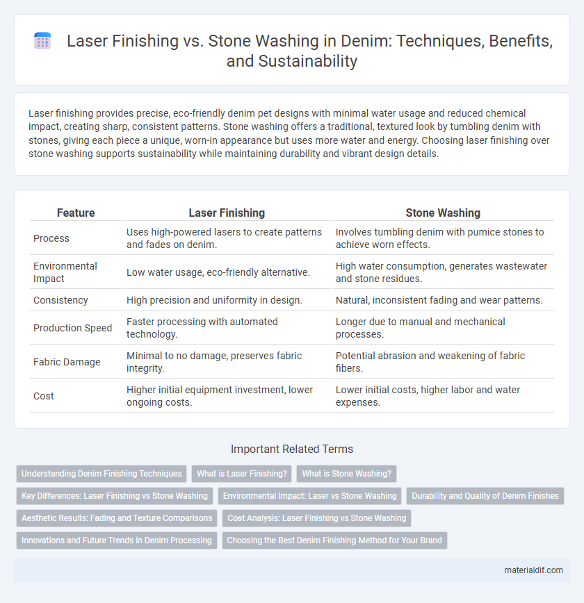 Laser Finishing vs. Stone Washing in Denim: Techniques, Benefits, and Sustainability