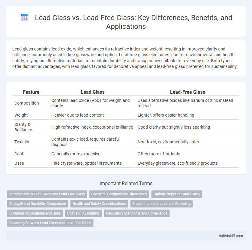Lead Glass vs. Lead-Free Glass: Key Differences, Benefits, and Applications