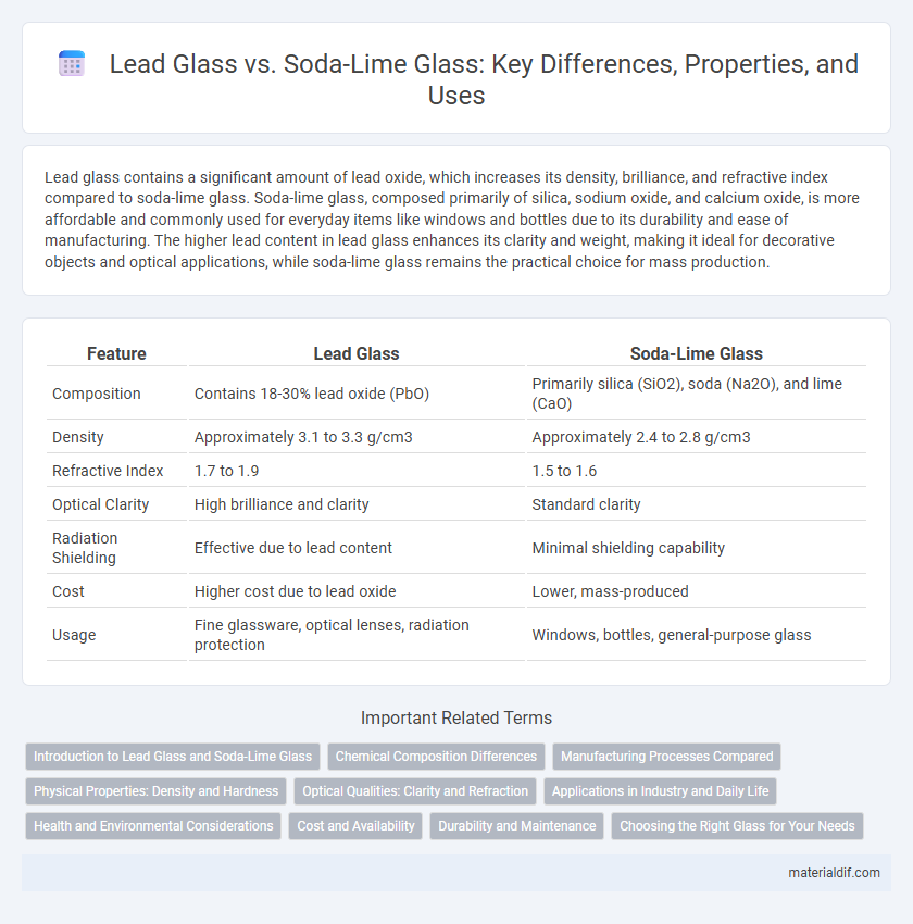 Lead Glass vs. Soda-Lime Glass: Key Differences, Properties, and Uses