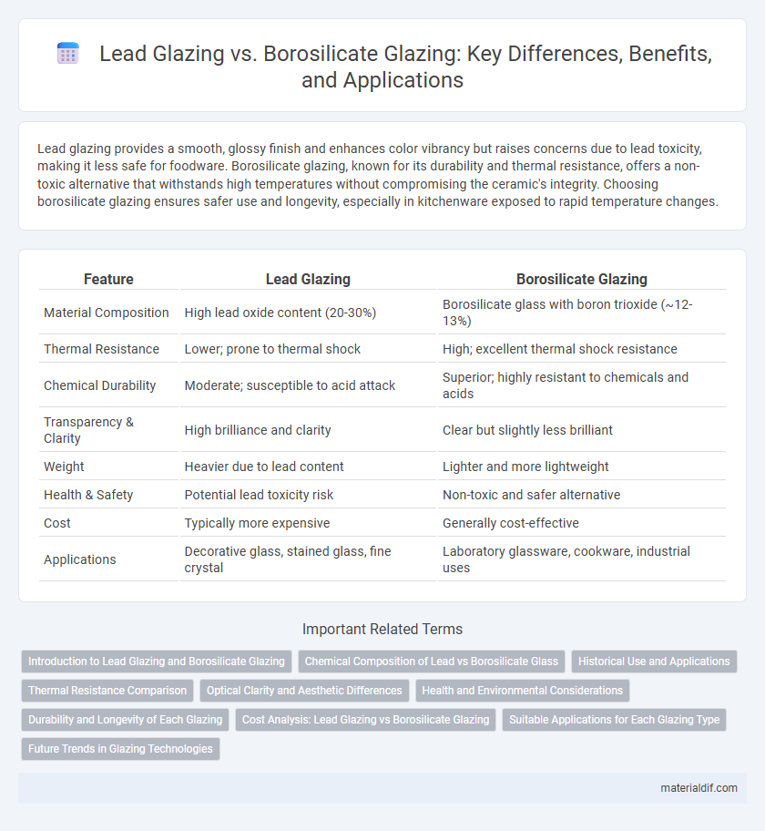 Lead Glazing vs. Borosilicate Glazing: Key Differences, Benefits, and Applications