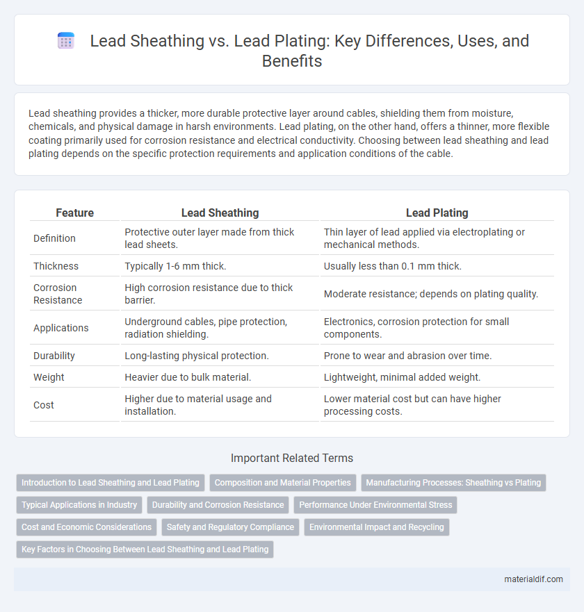 Lead Sheathing vs. Lead Plating: Key Differences, Uses, and Benefits