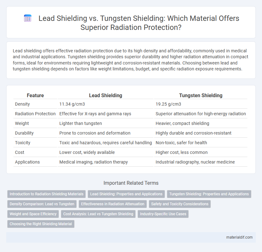 Lead Shielding vs. Tungsten Shielding: Which Material Offers Superior Radiation Protection?