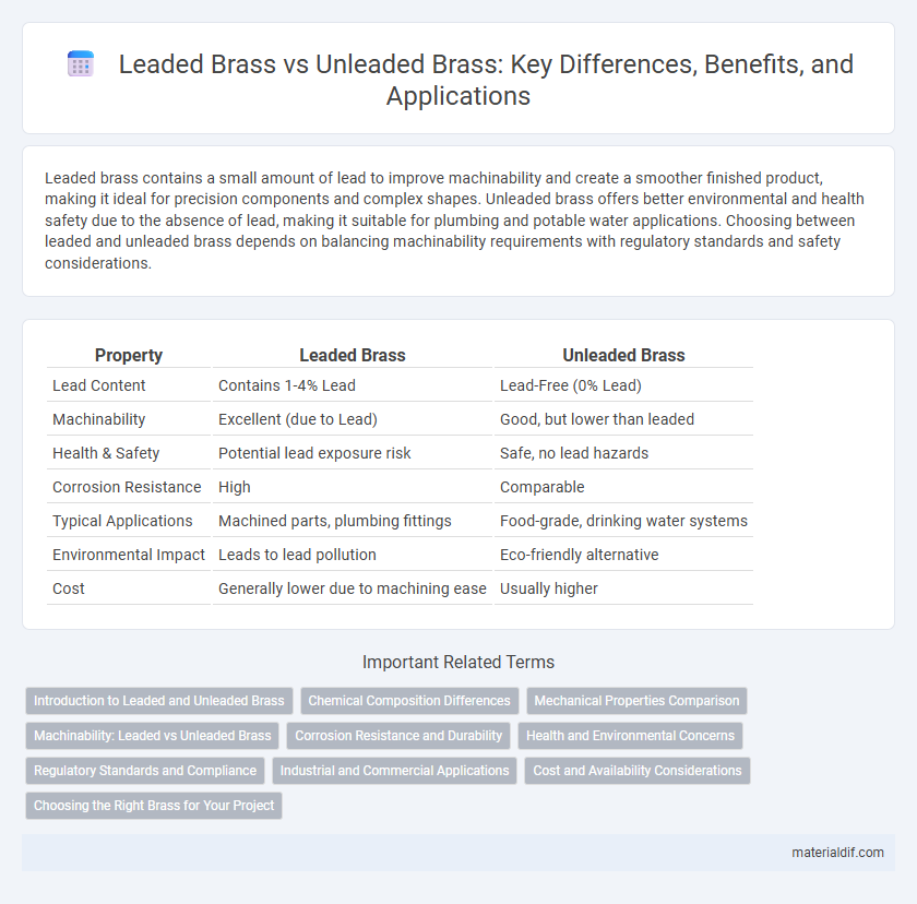 Leaded Brass vs Unleaded Brass: Key Differences, Benefits, and Applications
