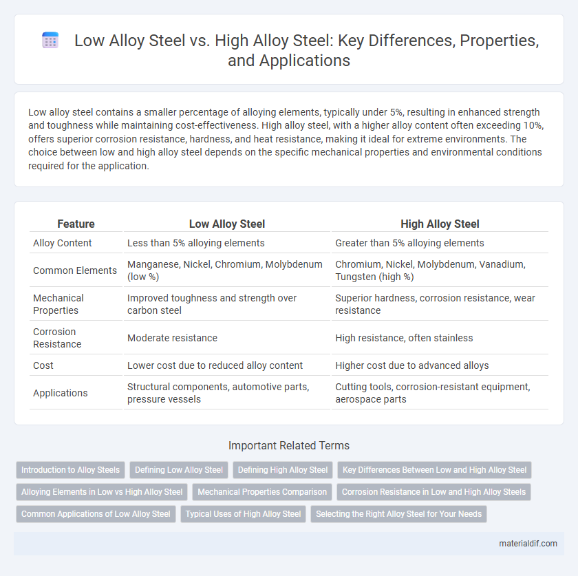Low Alloy Steel vs. High Alloy Steel: Key Differences, Properties, and Applications