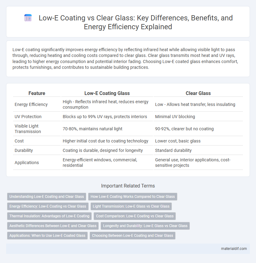 Low-E Coating vs Clear Glass: Key Differences, Benefits, and Energy Efficiency Explained