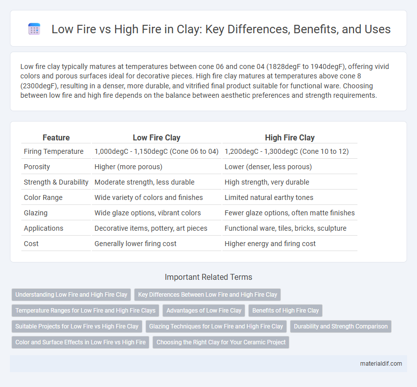 Low Fire vs High Fire in Clay: Key Differences, Benefits, and Uses