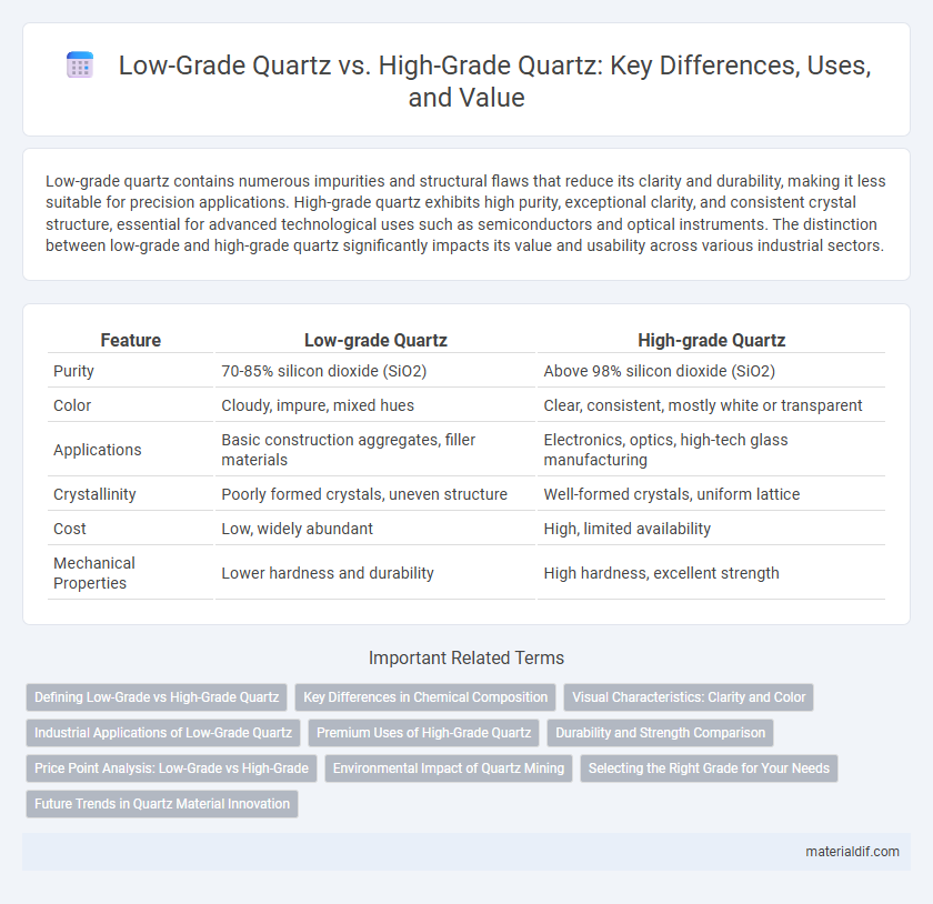 Low-Grade Quartz vs. High-Grade Quartz: Key Differences, Uses, and Value