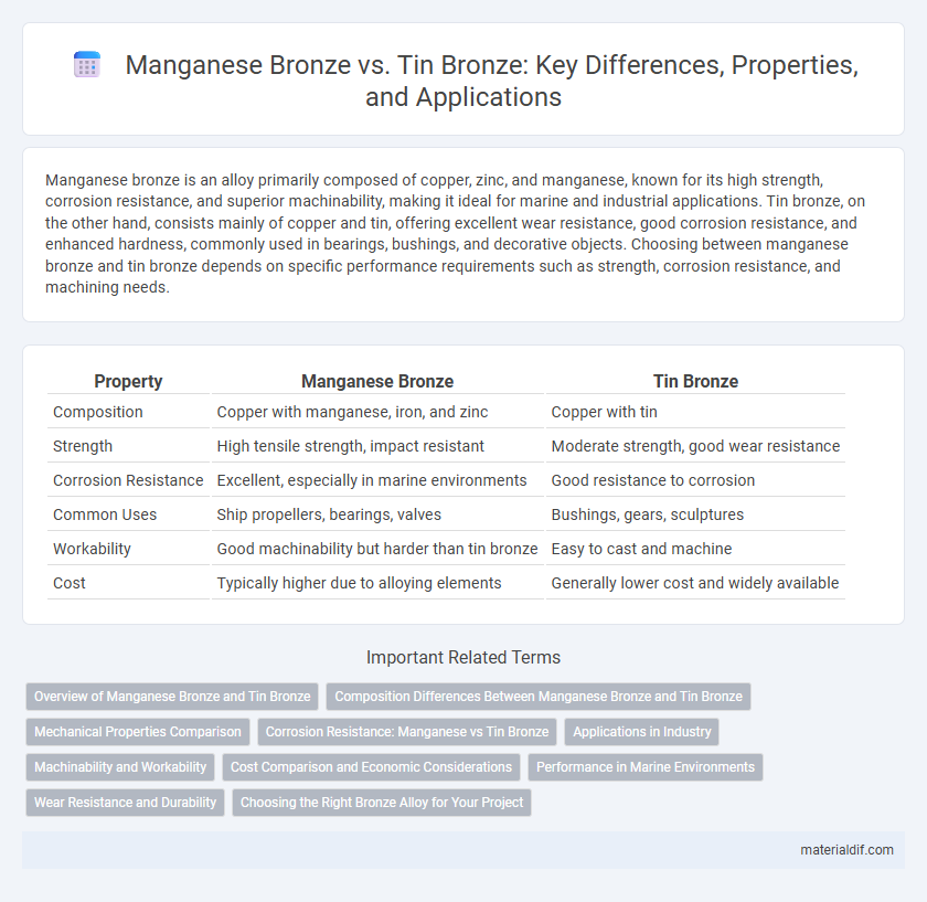Manganese Bronze vs. Tin Bronze: Key Differences, Properties, and Applications