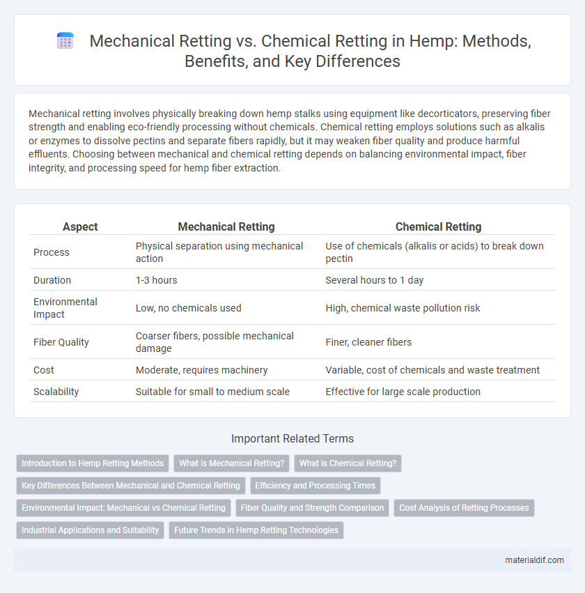Mechanical Retting vs. Chemical Retting in Hemp: Methods, Benefits, and Key Differences