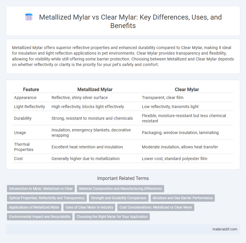Metallized Mylar vs Clear Mylar: Key Differences, Uses, and Benefits
