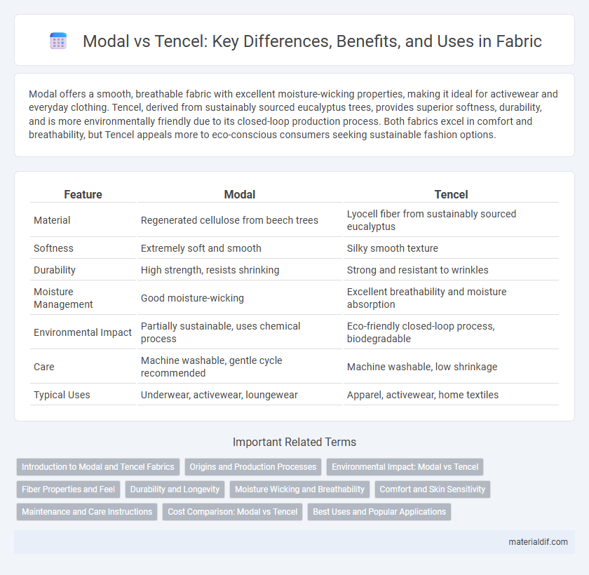 Modal vs Tencel: Key Differences, Benefits, and Uses in Fabric