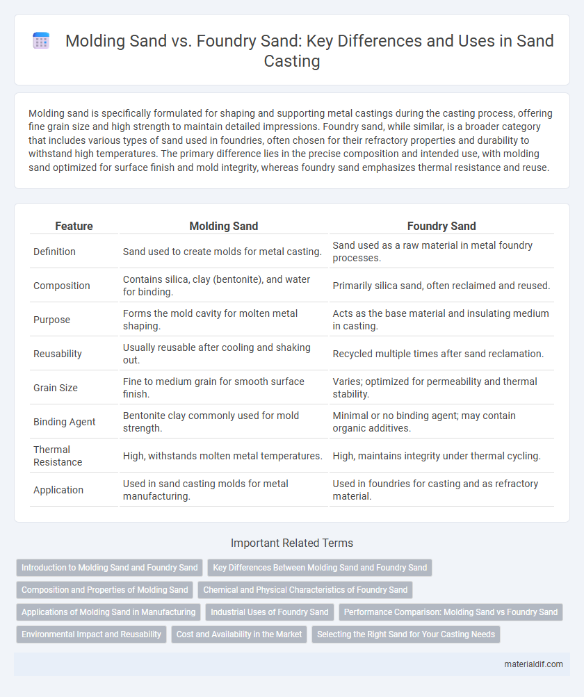 Molding Sand vs. Foundry Sand: Key Differences and Uses in Sand Casting
