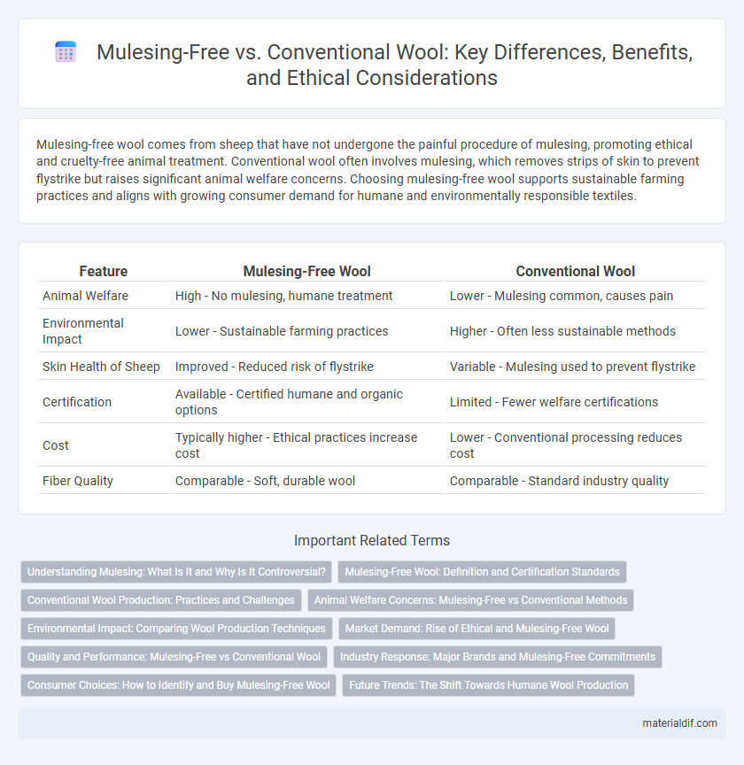 Mulesing-Free vs. Conventional Wool: Key Differences, Benefits, and Ethical Considerations