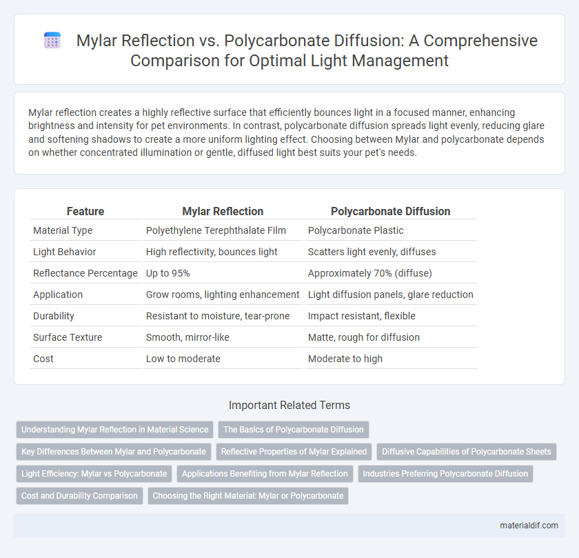 Mylar Reflection vs. Polycarbonate Diffusion: A Comprehensive Comparison for Optimal Light Management