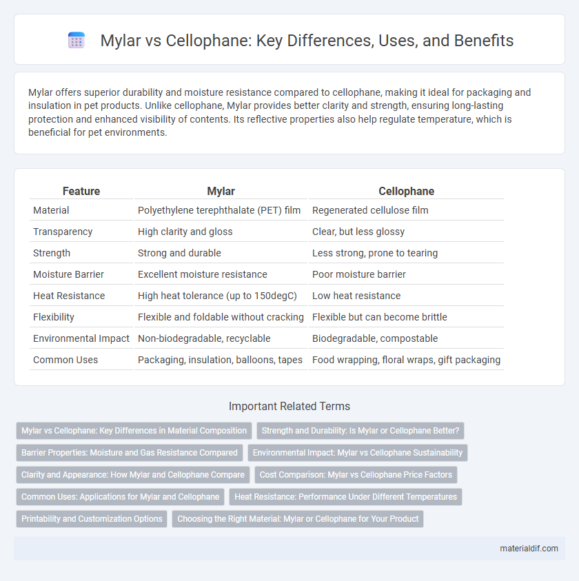 Mylar vs Cellophane: Key Differences, Uses, and Benefits