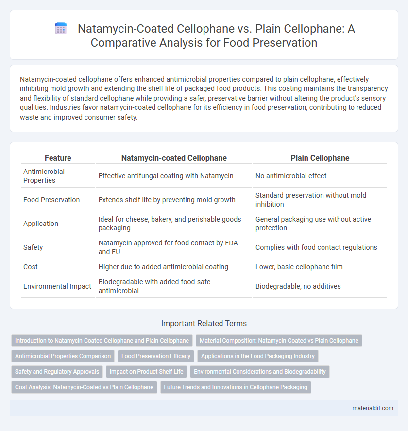 Natamycin-Coated Cellophane vs. Plain Cellophane: A Comparative Analysis for Food Preservation