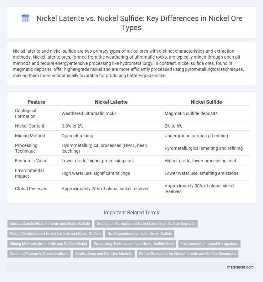 Nickel Laterite vs. Nickel Sulfide: Key Differences in Nickel Ore Types