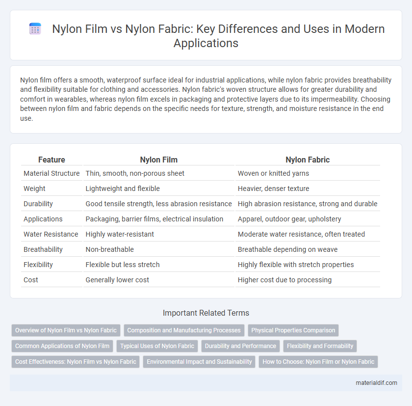 Nylon Film vs Nylon Fabric: Key Differences and Uses in Modern Applications